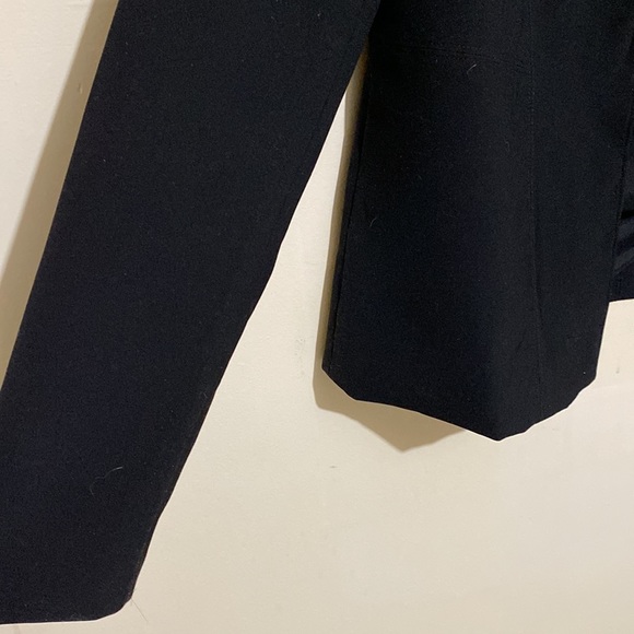 Laura Women Black Blazer Suit Dress Jacket Size 8 - Picture 8 of 14